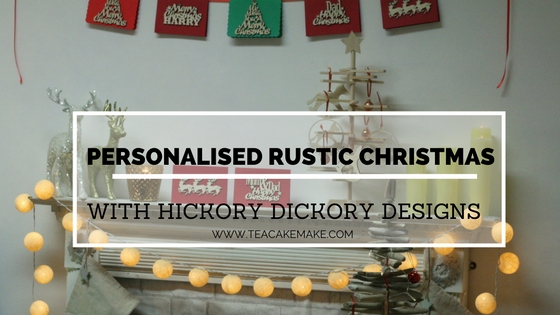 personalised rustic christmas