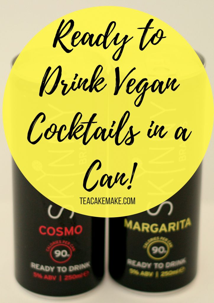 Vegan cocktails in a can