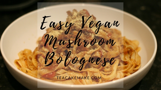 Easy Vegan Mushroom Bolognese Recipe