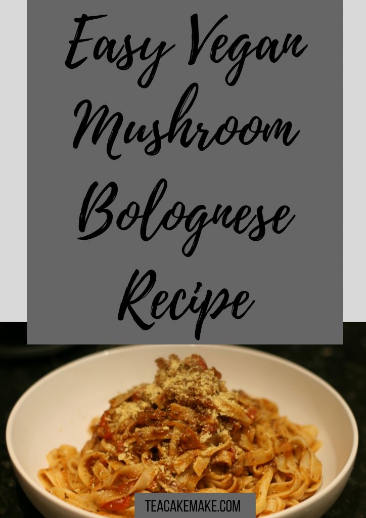 Easy vegan mushroom bolognese recipe pasta