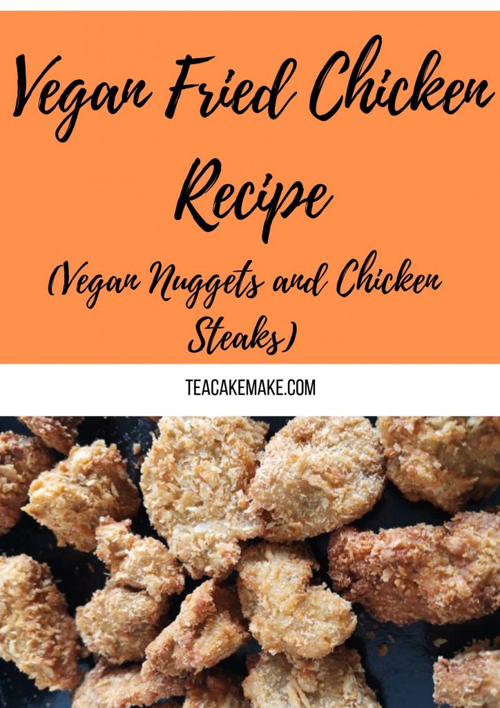 Vegan fried chicken nuggets and steak recipe